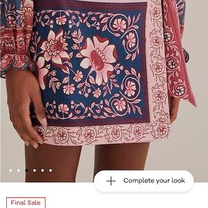 Farm Rio Anika overlap mini skirt Size 28